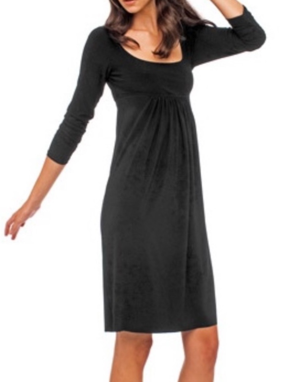 Norma Kamali • Empire Dress in Black Size XL